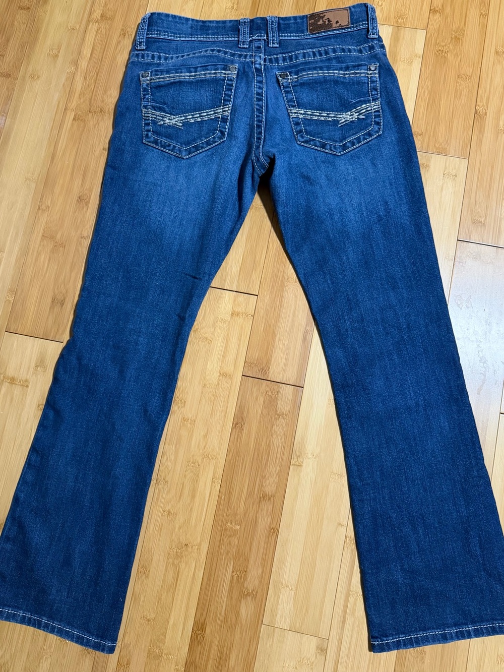 BKE Women's Dark Blue Flare Jeans